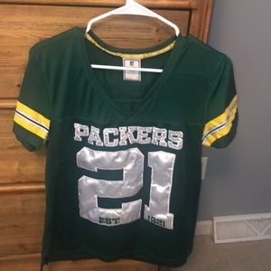 PINK packers jersey